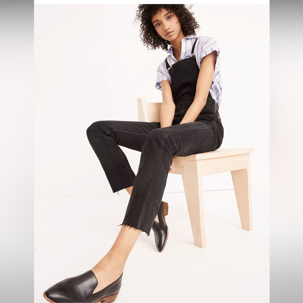Madewell Skinny Denim Overalls in Lunar Wash